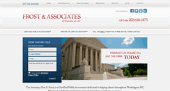 Desktop Screenshot of districtofcolumbiataxattorney.com